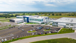 Ariel photo of Convoy of Hope headquarters in Springfield, Missouri
