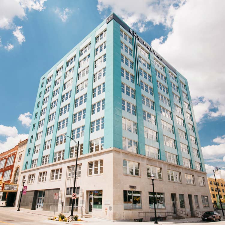 Sky Eleven building in downtown Springfield, Missouri