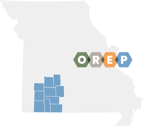10-county region map
