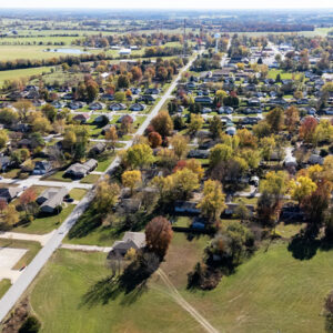 Neighborhood in Clever, Missouri